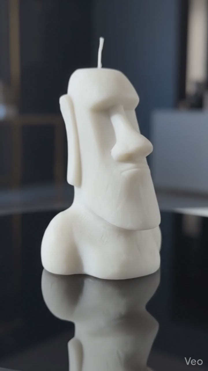 Woskowa figura XL - Moai